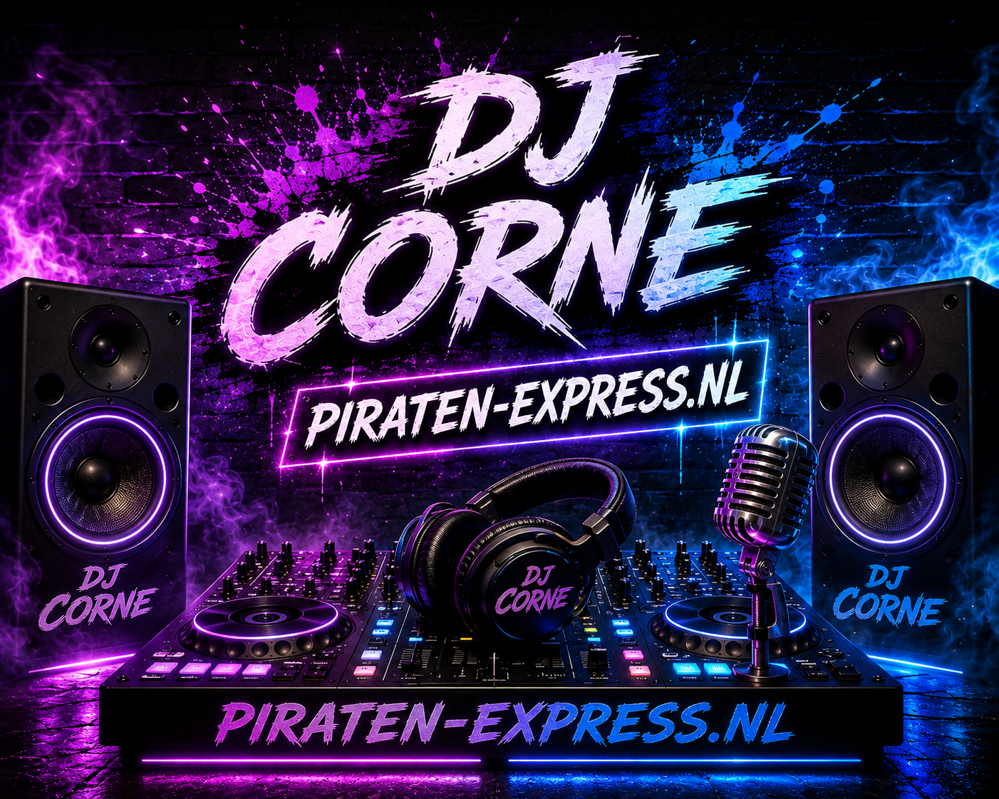 dj-corne op ze kantje en ze randje